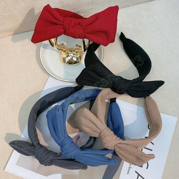 new fashion women hairband knitted turban big bowknot headwear solid color headband spring hair accessories, Silver
new fashion women hairband knitted turban big bowknot headwear solid color headband spring hair accessories, Silver