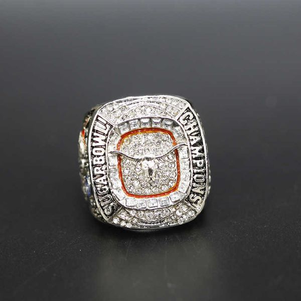 2018 new texas longhorn university rose bowl football championship ring, Golden;silver
2018 new texas longhorn university rose bowl football championship ring, Golden;silver