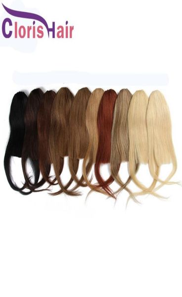 clip in bangs brazilian remy human hair front neat fringe hand tied straight bangs clip on hairpiece with temple3162531, Black 
clip in bangs brazilian remy human hair front neat fringe hand tied straight bangs clip on hairpiece with temple3162531, Black