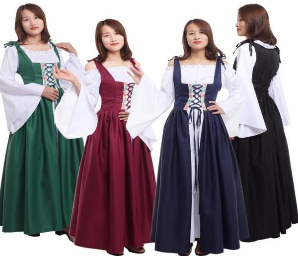medieval halloween costumes for women renaissance dresses gowns carnival party irish victorian corset costume cosplay clothe2325170, Black;red
medieval halloween costumes for women renaissance dresses gowns carnival party irish victorian corset costume cosplay clothe2325170, Black;red