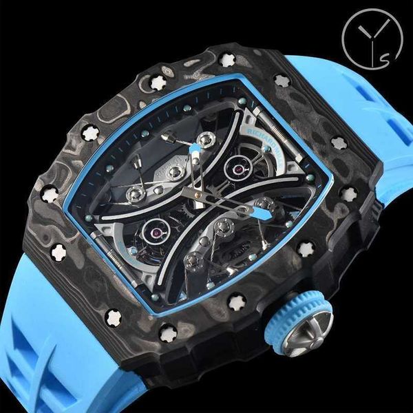 designer men wrist watches superb rm53-01 real tourbillon watch 2nh4 fully automatic mechanical movement sapphire mirror ntpt carbon fiber c, Slivery;brown
designer men wrist watches superb rm53-01 real tourbillon watch 2nh4 fully automatic mechanical movement sapphire mirror ntpt carbon fiber c, Slivery;brown