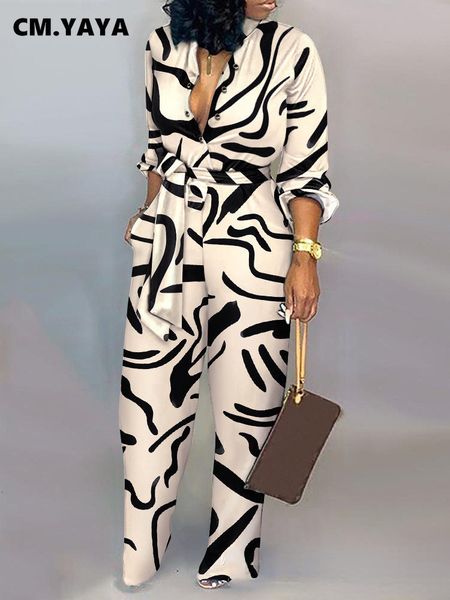 women's jumpsuits rompers cm.yaya women elegant long sleeve sashes high waist straight jumpsuits autumn winter ins fashion suit romper, Black;white
women's jumpsuits rompers cm.yaya women elegant long sleeve sashes high waist straight jumpsuits autumn winter ins fashion suit romper, Black;white
