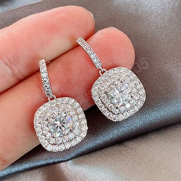 fashion versatile design women's dangle earrings with crystal cubic zirconia silver color female earrings wedding jewelry
fashion versatile design women's dangle earrings with crystal cubic zirconia silver color female earrings wedding jewelry