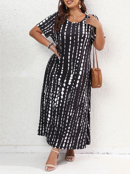 plus size dresses finjani women dress crewneck tie dye fashion summer retro design 2023 size 230719, Black
plus size dresses finjani women dress crewneck tie dye fashion summer retro design 2023 size 230719, Black
