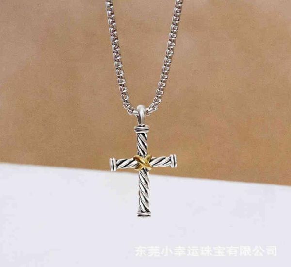 necklace dy cross men women luxury designer x thread pendant fashion line retro wear necklaces birthday gift9599142, Silver
necklace dy cross men women luxury designer x thread pendant fashion line retro wear necklaces birthday gift9599142, Silver