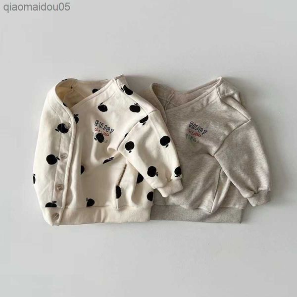 2023 autumn new baby long sleeve jacket cotton children casual coat letter print infant boy girl cardigan toddler clothes 0-24m l230712, Blue;gray
2023 autumn new baby long sleeve jacket cotton children casual coat letter print infant boy girl cardigan toddler clothes 0-24m l230712, Blue;gray