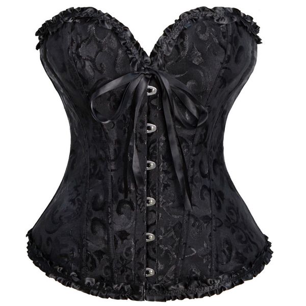women's shapers women corsets bustiers floral lace shapewear burlesque vintage corset gothic satin lingerie corselet overbust xs - 6xl, Black;white
women's shapers women corsets bustiers floral lace shapewear burlesque vintage corset gothic satin lingerie corselet overbust xs - 6xl, Black;white