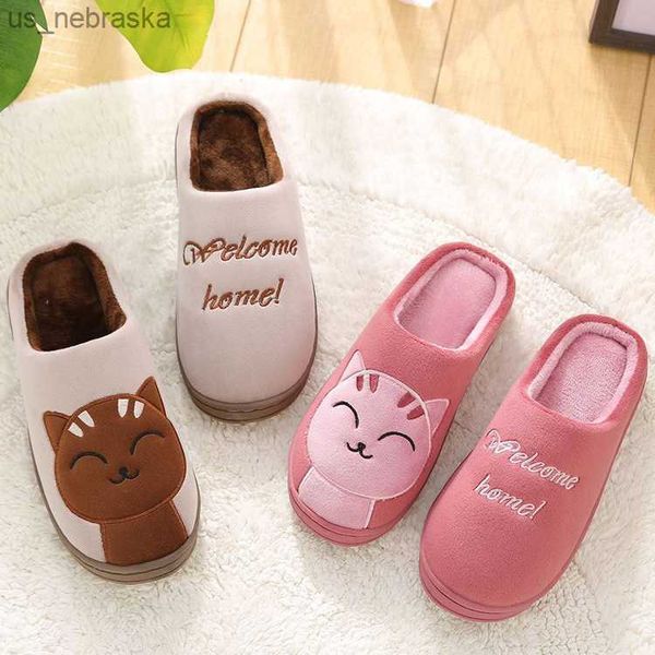 women winter home furry slippers cartoon cat nonslip soft warm indoor bedroom slides men couples boys girls cute floor shoes l230518, Black;grey
women winter home furry slippers cartoon cat nonslip soft warm indoor bedroom slides men couples boys girls cute floor shoes l230518, Black;grey