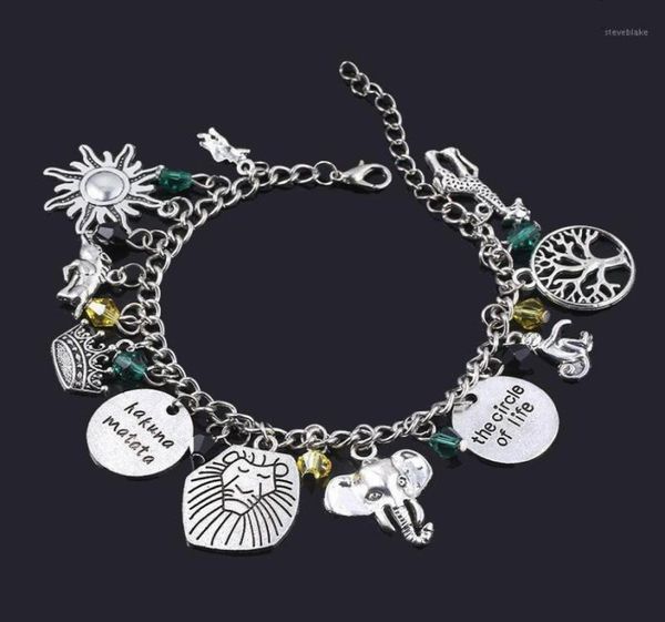 charm bracelets anime the lion king bracelet simba tree of life elephant pendant bangles for women girls fashion jewelry gift12386392, Golden;silver
charm bracelets anime the lion king bracelet simba tree of life elephant pendant bangles for women girls fashion jewelry gift12386392, Golden;silver