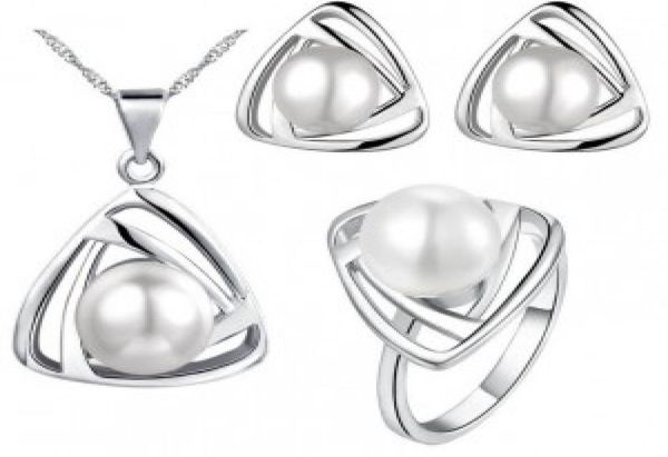 fashion pearl jewelry sets luxury studnecklacering wedding dress accessories lady earrings silver or gold plated luxury jewelry5210034, Black
fashion pearl jewelry sets luxury studnecklacering wedding dress accessories lady earrings silver or gold plated luxury jewelry5210034, Black