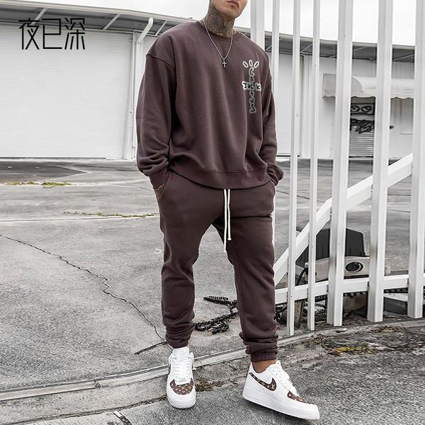 men s tracksuits gdybaomen autumn casual sports long sleeved thin sweatshirt and pants two piece set trendy handsome hip hop 230720, Gray
men s tracksuits gdybaomen autumn casual sports long sleeved thin sweatshirt and pants two piece set trendy handsome hip hop 230720, Gray