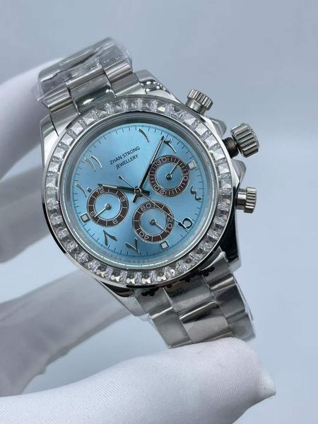 40mm diamond bezel mens watches automatic mechanical movement classic designer black rubber leather strap stainless steel men wristwatches s, Slivery;brown
40mm diamond bezel mens watches automatic mechanical movement classic designer black rubber leather strap stainless steel men wristwatches s, Slivery;brown