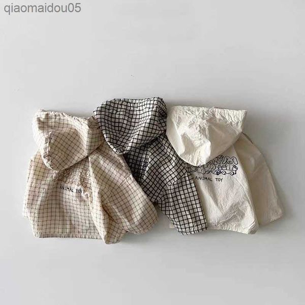 2023 summer baby cartoon jacket plaid toddler boys hooded coat baby girls long sleeve casual cardigan fashion kids outerwear l230712, Blue;gray
2023 summer baby cartoon jacket plaid toddler boys hooded coat baby girls long sleeve casual cardigan fashion kids outerwear l230712, Blue;gray