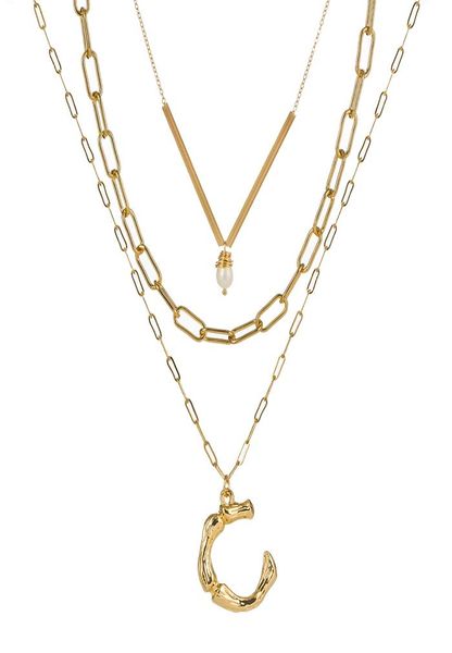wholedesigner necklace jewelry pendant gold plated necklace 26 letters multi layers necklaces women choker with natural stone7115936, Silver
wholedesigner necklace jewelry pendant gold plated necklace 26 letters multi layers necklaces women choker with natural stone7115936, Silver