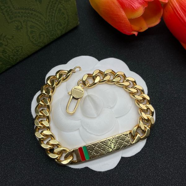 new plated silver charm cuban bracelet thick chain bangle designer women men fashion jewelry for men and women versatile bangles designer je, Black
new plated silver charm cuban bracelet thick chain bangle designer women men fashion jewelry for men and women versatile bangles designer je, Black