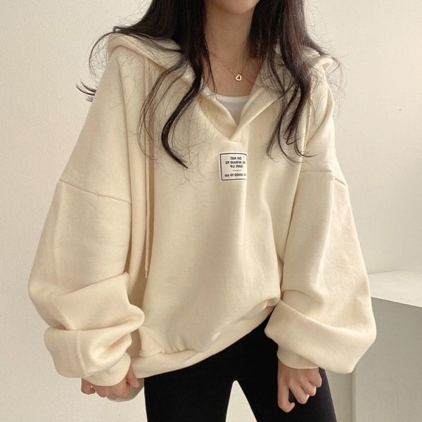 women's hoodies sweatshirts autumn patch apricot y2k hoodies women thin hooded sweatshirt casual oversized hoodie pullover young girl s, Black
women's hoodies sweatshirts autumn patch apricot y2k hoodies women thin hooded sweatshirt casual oversized hoodie pullover young girl s, Black