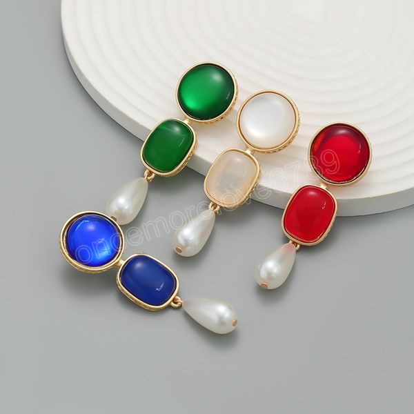 fashion metal resin geometric earrings for women's exaggerated minimalist big dangle earrings banquet jewelry accessories, Silver
fashion metal resin geometric earrings for women's exaggerated minimalist big dangle earrings banquet jewelry accessories, Silver
