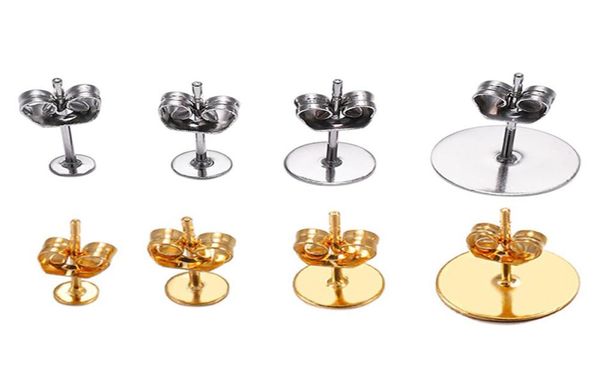 20100pcslot gold stainless steel blank post earring studs base pins with earrings plug findings ear back for diy jewelry making7584216, White
20100pcslot gold stainless steel blank post earring studs base pins with earrings plug findings ear back for diy jewelry making7584216, White