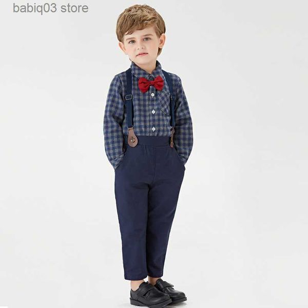 clothing sets autumn children's set brushed long sleeve shirt strap pants gentleman set dress t230720, White
clothing sets autumn children's set brushed long sleeve shirt strap pants gentleman set dress t230720, White