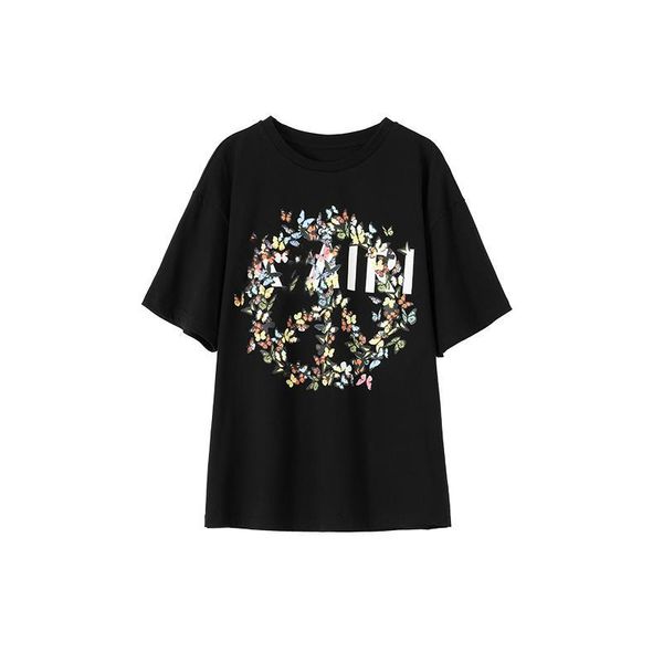 price men's crewneck tee designer letter print round neck t-shirt for men, White;black
price men's crewneck tee designer letter print round neck t-shirt for men, White;black