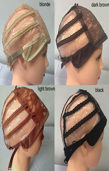 10pc lace wig caps hairnets for making wigs with adjustable stretch lace strap glueless wig caps5209007, Black;brown
10pc lace wig caps hairnets for making wigs with adjustable stretch lace strap glueless wig caps5209007, Black;brown