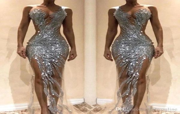 gorgeous silver mermaid evening dresses see through tulle bodice split long women occasion prom gowns bc06218474270, Black
gorgeous silver mermaid evening dresses see through tulle bodice split long women occasion prom gowns bc06218474270, Black