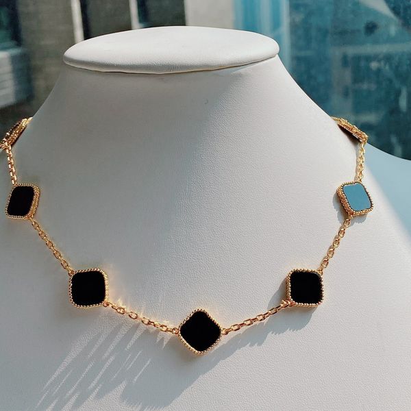 designer necklace ten flowers four-leaf clover diamond agate classic necklaces charm 18k rose gold silver plated for women long chain jewelr
designer necklace ten flowers four-leaf clover diamond agate classic necklaces charm 18k rose gold silver plated for women long chain jewelr