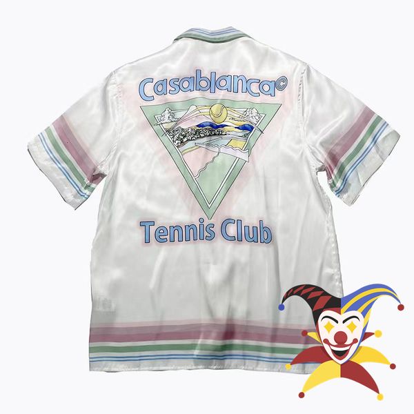 mens casual shirts casablanca shirt white rainbow printed beach aloha 230720, White;black
mens casual shirts casablanca shirt white rainbow printed beach aloha 230720, White;black