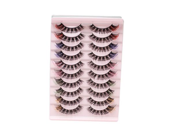 10 pairs color false eyelashes natural soft colored faux 3d mink eyelash colorful eye lashes extension makeup tools1402671
10 pairs color false eyelashes natural soft colored faux 3d mink eyelash colorful eye lashes extension makeup tools1402671
