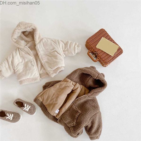 down coat autumn and winter children's cotton padded jacket with velvet hooded jacket suitable for boys and girls baby clothing warm ca, Blue;gray
down coat autumn and winter children's cotton padded jacket with velvet hooded jacket suitable for boys and girls baby clothing warm ca, Blue;gray