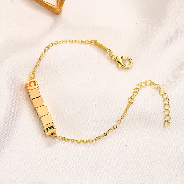 luxury bracelets designer for women chain square bead bracelet elegant gold silver bracelet fashion womens letter pendant wedding jewelry, Golden;silver
luxury bracelets designer for women chain square bead bracelet elegant gold silver bracelet fashion womens letter pendant wedding jewelry, Golden;silver