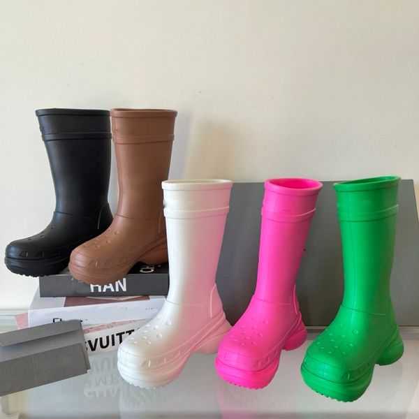 luxu rainboots knight boots thigh-high tall round toe cap flats heel rubber sole luxury designers fashion casual couple moto shoes factory f, Black
luxu rainboots knight boots thigh-high tall round toe cap flats heel rubber sole luxury designers fashion casual couple moto shoes factory f, Black
