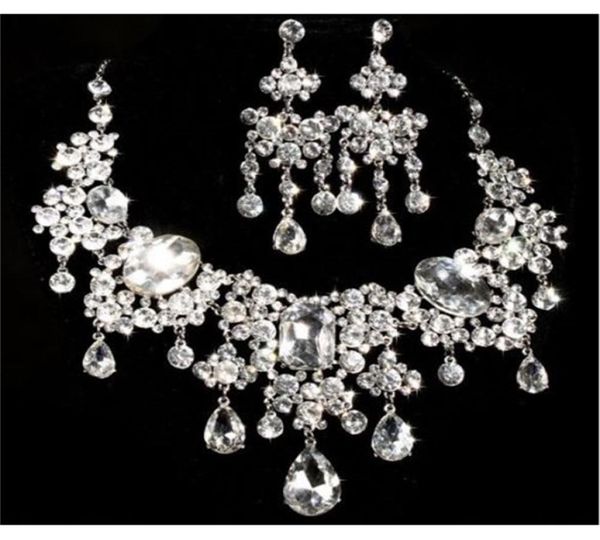 fashion prom jewelry set clear rhinestone crystal earrings necklace bridal wedding party gift9160301, Silver
fashion prom jewelry set clear rhinestone crystal earrings necklace bridal wedding party gift9160301, Silver