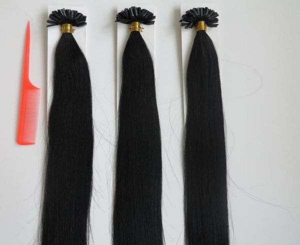 20inch u nail tip hair extensions brazilian keratin fusion hair 50 strands2275549, Black
20inch u nail tip hair extensions brazilian keratin fusion hair 50 strands2275549, Black