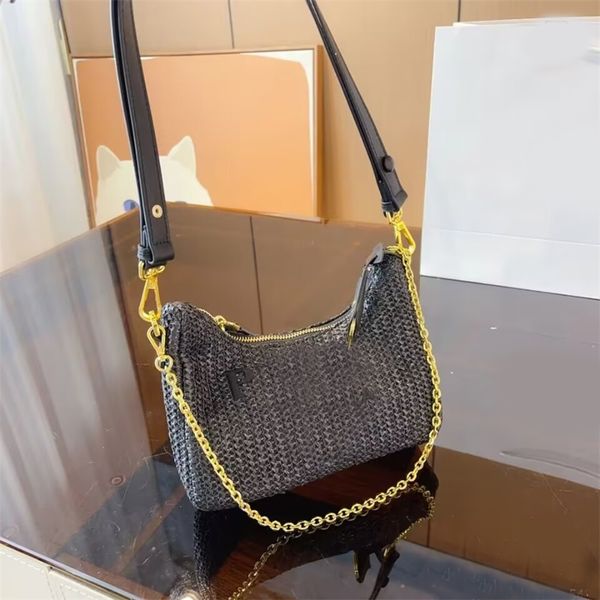 summer bag lady crossbody hobo bolso natural straw raffia weave plated gold chain drawstring bucket bags classical small size travel trendy
summer bag lady crossbody hobo bolso natural straw raffia weave plated gold chain drawstring bucket bags classical small size travel trendy