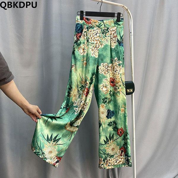 women's pants capris satin silk print boho casual ankle-length pants women's high waist wide leg pantalones summer korean straight, Black;white
women's pants capris satin silk print boho casual ankle-length pants women's high waist wide leg pantalones summer korean straight, Black;white