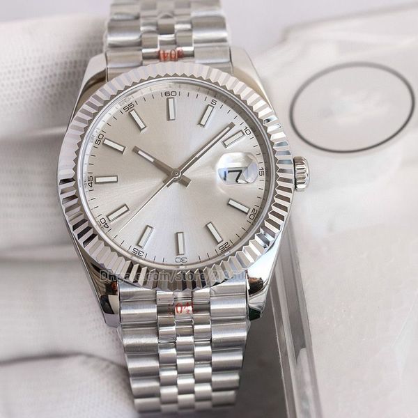 mens automatic sports machinery watch 36/41mm 904l all stainless steel wristwatches illuminated waterproof watch sapphire business classic w, Slivery;brown
mens automatic sports machinery watch 36/41mm 904l all stainless steel wristwatches illuminated waterproof watch sapphire business classic w, Slivery;brown