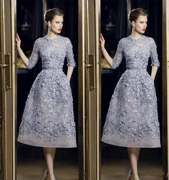 elie saab evening dresses elegant lace applique aline prom gowns 34 long sleeve tea length formal party celebrity dress cus6375275, Black;red
elie saab evening dresses elegant lace applique aline prom gowns 34 long sleeve tea length formal party celebrity dress cus6375275, Black;red