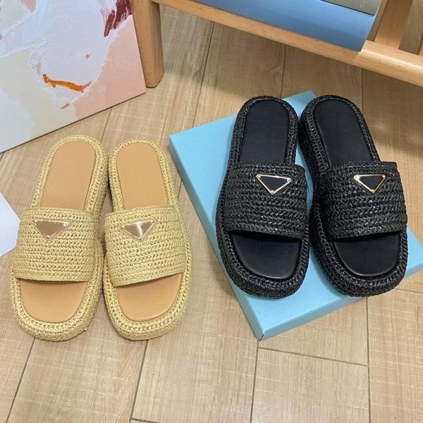 woven womens slippers classic designer shoes fashion luxury platform shoes outdoor comfort beach shoes summer non-slip casual shoes runway s, Black
woven womens slippers classic designer shoes fashion luxury platform shoes outdoor comfort beach shoes summer non-slip casual shoes runway s, Black