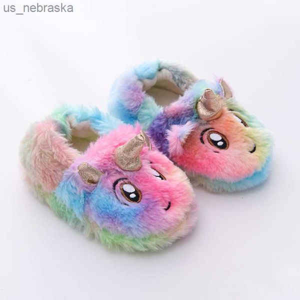 winter unicorn slippers kids toddler girl flip flop baby boys fur slides cotton indoor shoes warm fluffy house children slipper l230518, Black;grey
winter unicorn slippers kids toddler girl flip flop baby boys fur slides cotton indoor shoes warm fluffy house children slipper l230518, Black;grey
