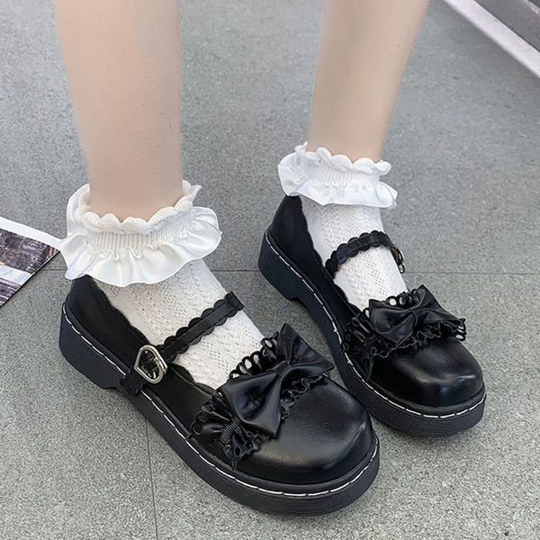 dress shoes japanese kawaii lolita shoes loli cute uniform bow shoes mary janes shoes woman lolita dress cosplay shoes low heel plus size 40, Black
dress shoes japanese kawaii lolita shoes loli cute uniform bow shoes mary janes shoes woman lolita dress cosplay shoes low heel plus size 40, Black