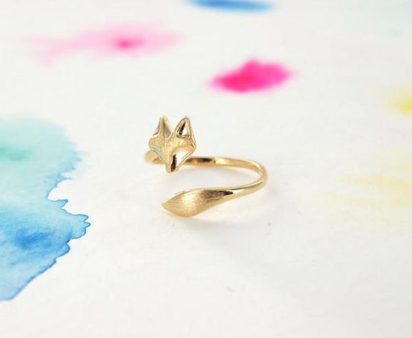 10pcs gold silver adjustable cute fox rings simple 3d animal head face tail ring tiny ed wrap smooth fox minimalist jewelry f9565708, Golden;silver
10pcs gold silver adjustable cute fox rings simple 3d animal head face tail ring tiny ed wrap smooth fox minimalist jewelry f9565708, Golden;silver