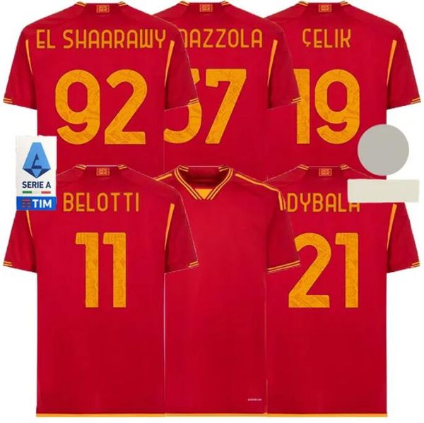 23 24 nieuw seizoen dybala romas voetbalshirts maglia pellegrini belotti celik abraham 2024 voetbalshirts mancini totti heren kindertenue el, Black;yellow
23 24 nieuw seizoen dybala romas voetbalshirts maglia pellegrini belotti celik abraham 2024 voetbalshirts mancini totti heren kindertenue el, Black;yellow