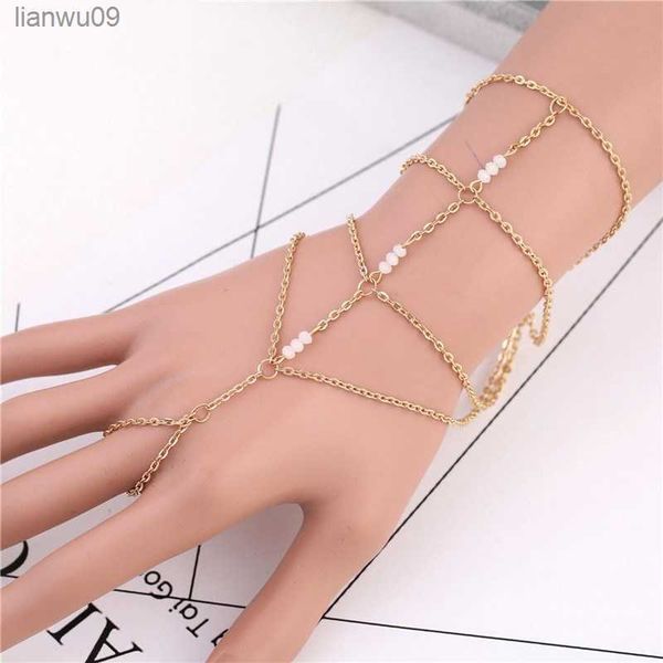 fashion metal thin chain bracelets multilayer finger hand harness bracelet bangles party jewelry gifts l230704, Black
fashion metal thin chain bracelets multilayer finger hand harness bracelet bangles party jewelry gifts l230704, Black