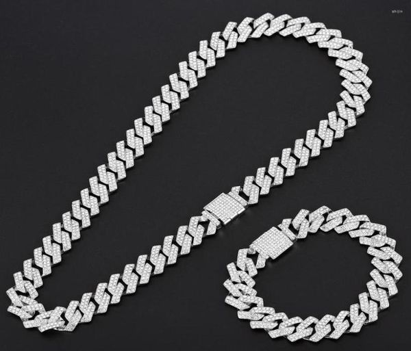 chains 15mm miami prong cuban chain link silver color necklaces 2 row full iced out rhinestones bracelet set for mens hip hop3041785
chains 15mm miami prong cuban chain link silver color necklaces 2 row full iced out rhinestones bracelet set for mens hip hop3041785