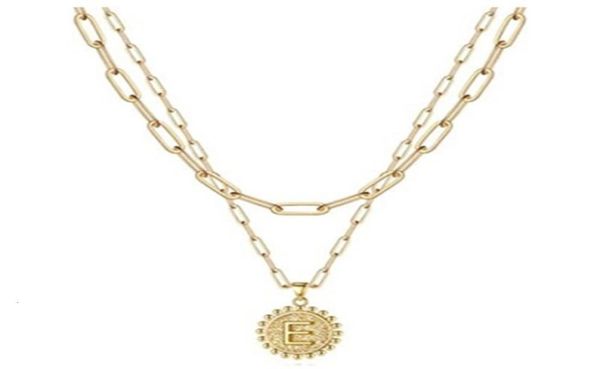 pendant exquisite simple paper clip chain necklace personalized coin 26 letter layered stainless steel necklace9973358, Silver
pendant exquisite simple paper clip chain necklace personalized coin 26 letter layered stainless steel necklace9973358, Silver