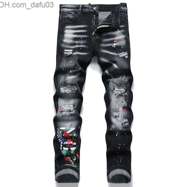 men's jeans designer jeans mens pants linen pants hip hop men jeans distressed ripped biker slim fit motorcycle denim for men z230720, Blue
men's jeans designer jeans mens pants linen pants hip hop men jeans distressed ripped biker slim fit motorcycle denim for men z230720, Blue