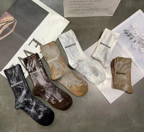 2023 designer spring and autumn new fashion men's women's socks classic letter ba printed dirty socks fashion mid length socks ver, Black
2023 designer spring and autumn new fashion men's women's socks classic letter ba printed dirty socks fashion mid length socks ver, Black