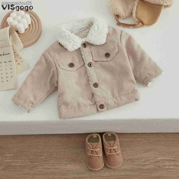 visgogo toddler boys girls autumn winter coat beige long sleeve lapel button down corduroy fleece jacket outerwear l230712, Blue;gray
visgogo toddler boys girls autumn winter coat beige long sleeve lapel button down corduroy fleece jacket outerwear l230712, Blue;gray