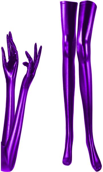 long gloves and stockings set women exotic cosplay party accessories metallic gloves socks faux leather dancing clubwear2357675, Black;white
long gloves and stockings set women exotic cosplay party accessories metallic gloves socks faux leather dancing clubwear2357675, Black;white